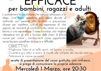 Presentazione Corsi di Autostima e Comunicazione Efficace per bambini, ragazzi e adulti – 2017